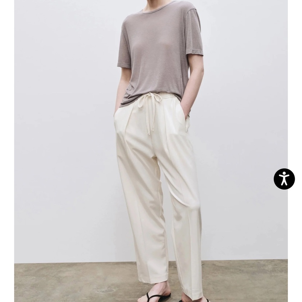 Mijeong Park Drawstring Pants Cream